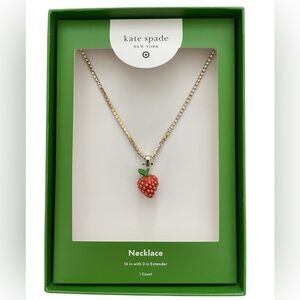 kate spade x Target strawberry necklace
